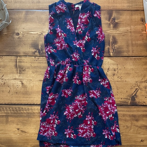 Forever 21 Dresses & Skirts - Forever 21 Navy and Pink Floral Dress